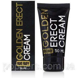 Крем для ерекції Golden Erect Big Boy Cobeco Pharma 50ml Нідерланди 8718546543487 фото