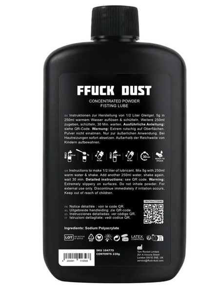 Пудра-лубрикант Fist Club Ffuck Dust 220 г &mdash; Премиальный концентрат (на 22 литра) 213657472656464 фото