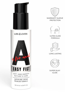 Анальний лубрикант для фістингу Lube4Lovers A is for Easy Fist 120 мл &mdash; Гібридний крем 1285124609544422435 фото